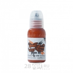 Уцененный товар Краска для художественной татуировки World Famous Tattoo Ink, Rust, 30 мл