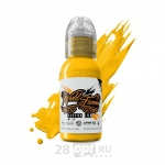 Краска для художественной татуировки World Famous Tattoo Ink by Master Mike Asian, 24K Gold, 30 мл